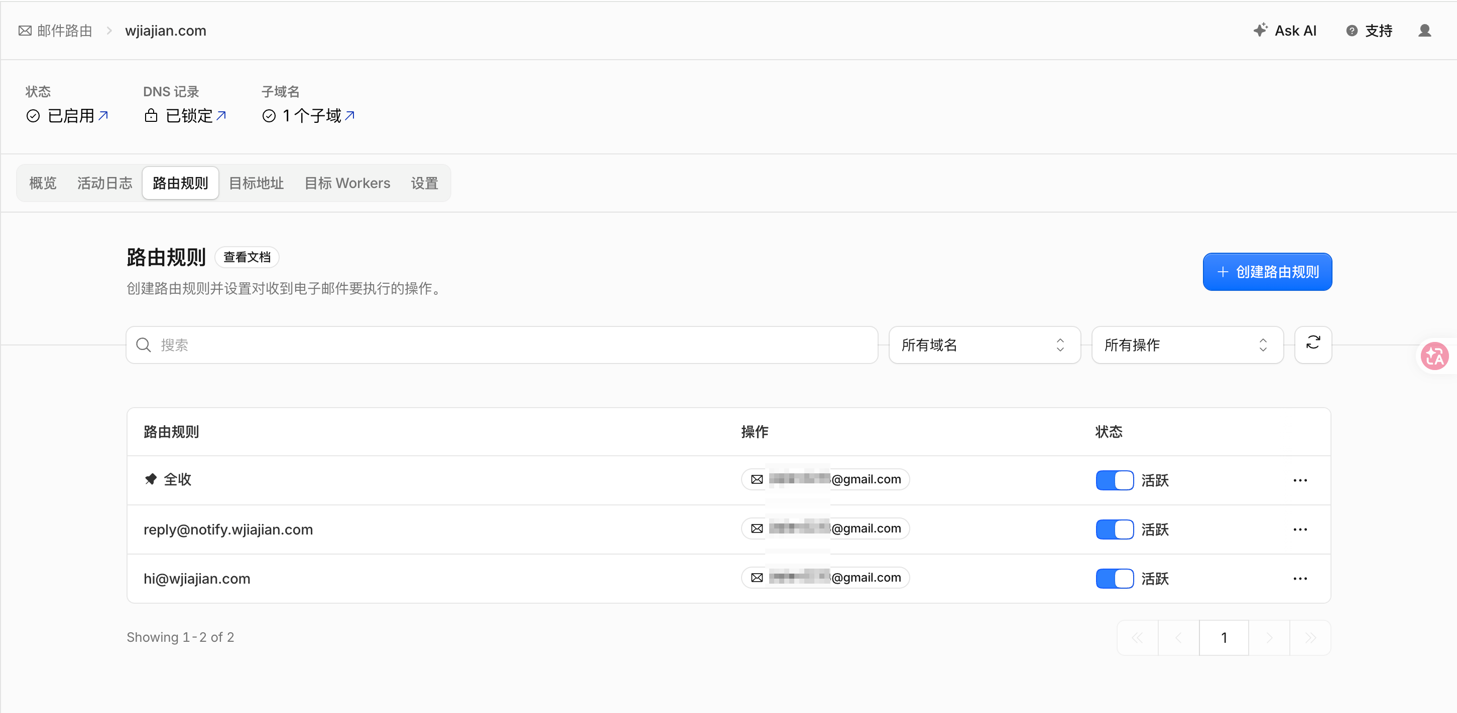 这是路由规则